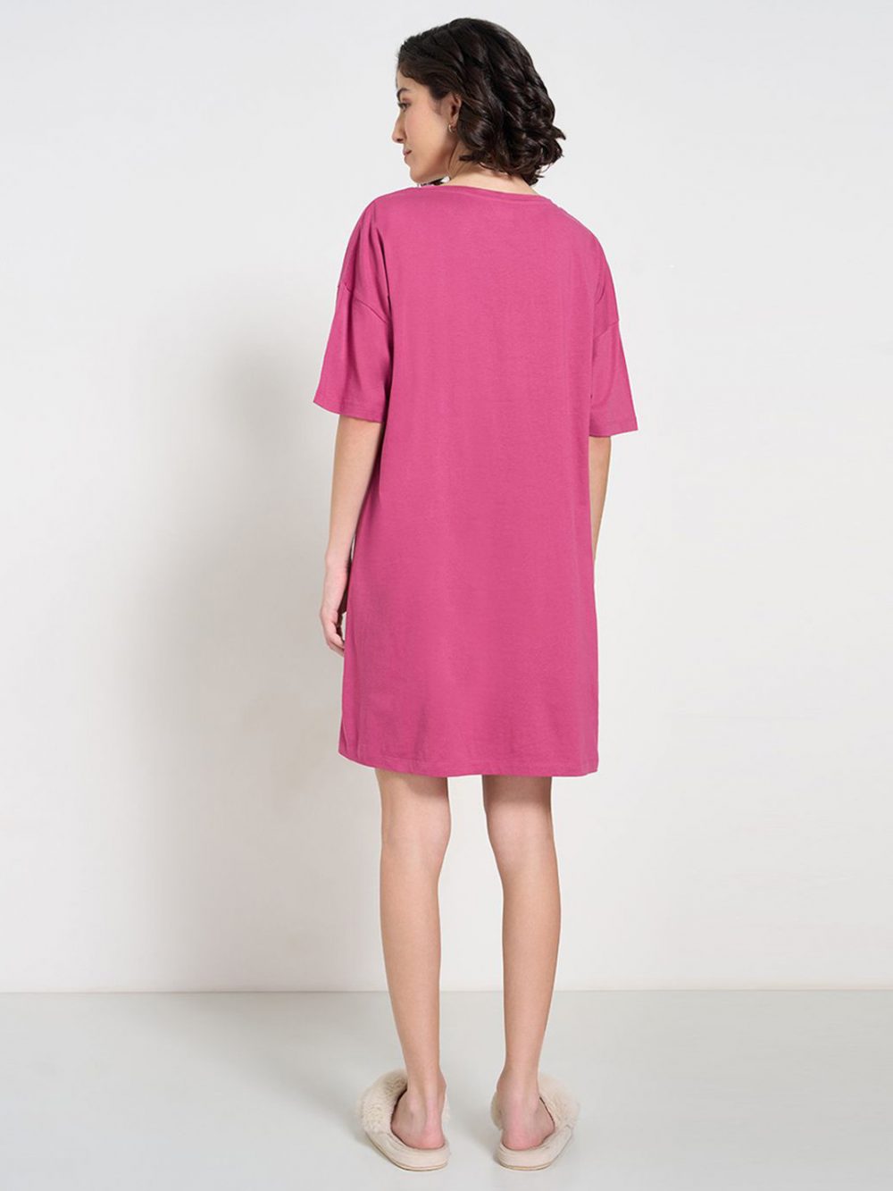 Women’s Printed Nightdress – Short Sleeve Comfort - Image 5